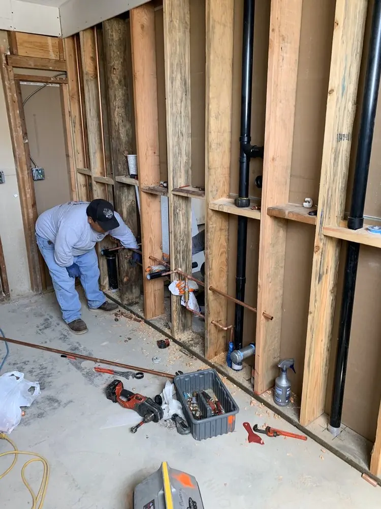 Commercial rough-in plumbing for Commercial Plumbing in Chestnut Hill Estates